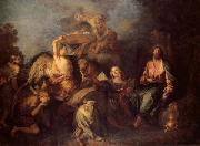 Charles de Lafosse The Temptation of Christ oil painting on canvas